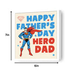 Superman Hero Father's Day Card Official Product