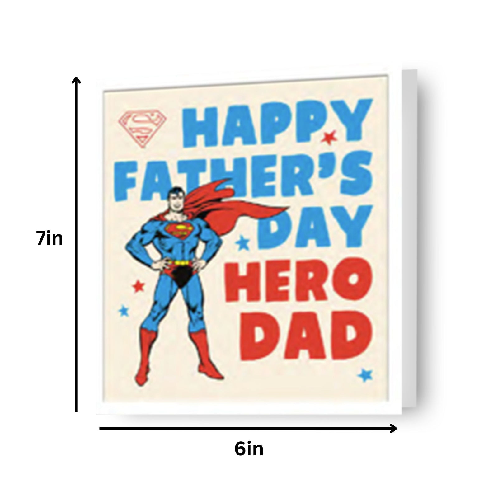 Superman Hero Father's Day Card Official Product