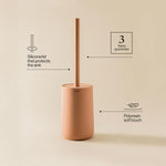 Toilet Brush Free-standing Polyresin Saona Collection | Lavender