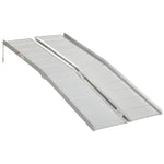 183 X 72 Cm Ramp Aluminum Folding Mobility Scooter Wheelchair Threshold