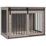 Dog Crate W/ Removable Cushion - Large, Brown | Brown