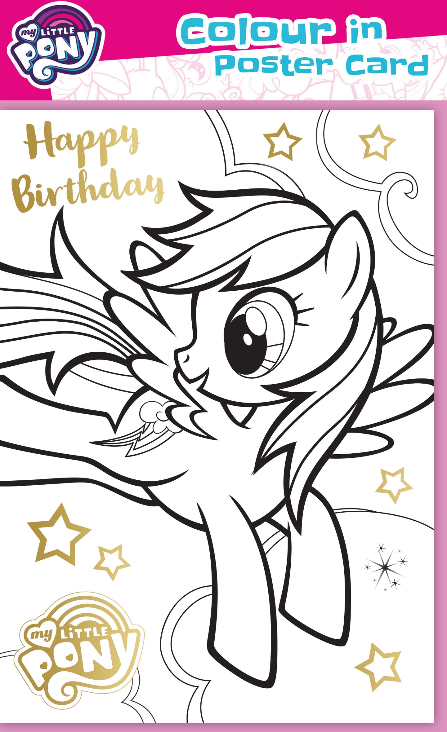 Colour In Birthday Card Official Product