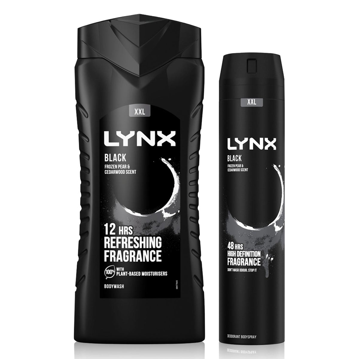 12h Refreshing Black Shower Gel 500ml With 48h Fresh Body Spray 250ml