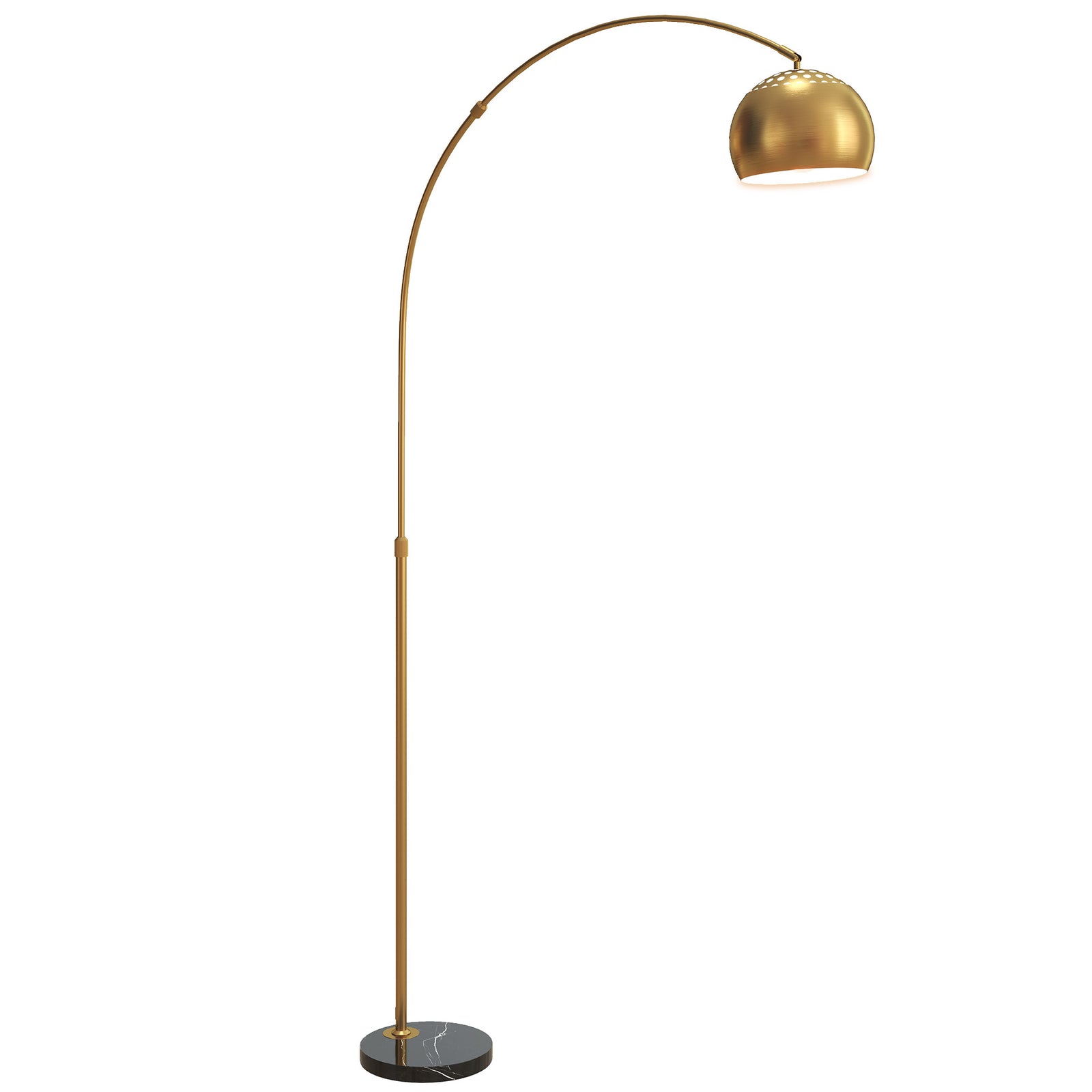 Arc Floor Lamp For Living Room, Free Standing Tall Lamp
