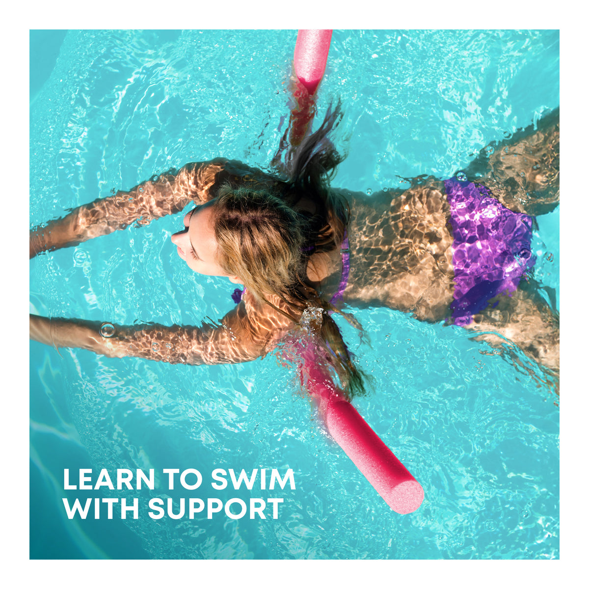 SPLASH! Swimming Pool Noodles For Floating & Water Play Pack Of 2