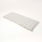 Striped Bench Cushion 2 & 3 Seater | 2 | Grey & White