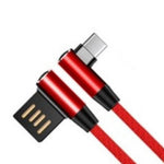 Flexible And Wrest Resistant Universal Type-c Aluminium Cable, Red