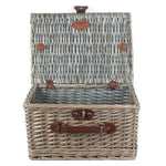 Wicker Antique Wash 40cm Split Willow Picnic Basket