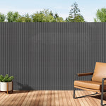 150cm W X 300cm L Sun-blocked Privacy Fence Screen Panels | One Size | Dark Grey