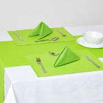 Cotton Plain Table Runner | Lime Green