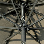 2.7m Patio Led Umbrella W/ Tilt/crank