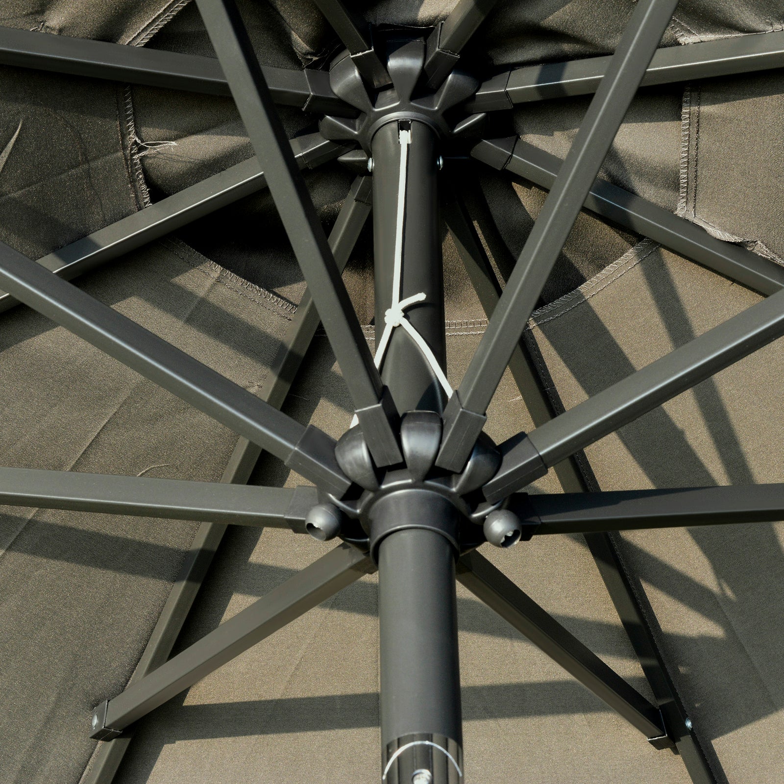 2.7m Patio Led Umbrella W/ Tilt/crank