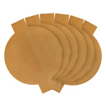 Set Of Non-stick Pizza Baking Sheets With Handles | 6 Piece | Brown