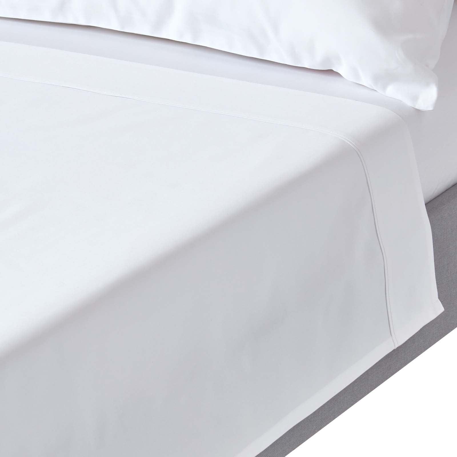 Egyptian Cotton Flat Sheet 1000 Thread Count | Super King | White