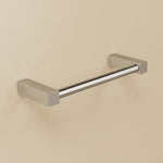 Towel Rail, Silver Gloss, Wall-mounted, 22 Cm. Collection Metric