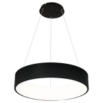 Ohio Stunning Led Pendant Lamp 24w(122w)  45cm Diameter Height Adjustable | Black