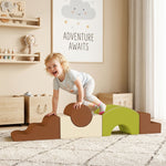AIYAPLAY Toddlers Climbing Toys, 5-piece Foam Climbing Blocks For Crawling