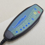 Living and Home Chenille Upholstery Electric Massage Recliner Armchair With Heat, 8-point Vibrating System, Adjustable Backrest, Cup Holders & Storage Pocket