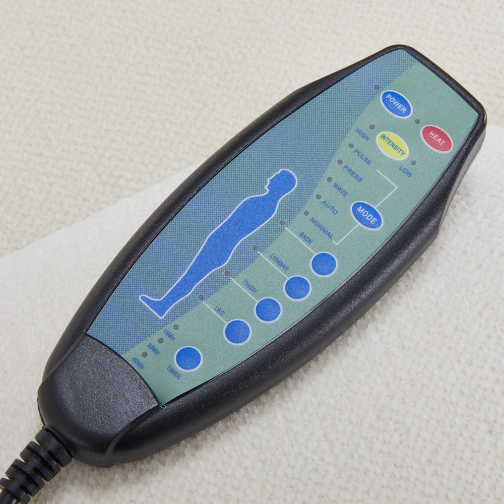 Living and Home Chenille Upholstery Electric Massage Recliner Armchair With Heat, 8-point Vibrating System, Adjustable Backrest, Cup Holders & Storage Pocket