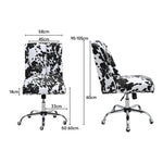 Milk Cow Print Swivel Office Chair