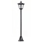 Outdoor 1.6m Garden Solar Light Post Lamp Ip44 Energy