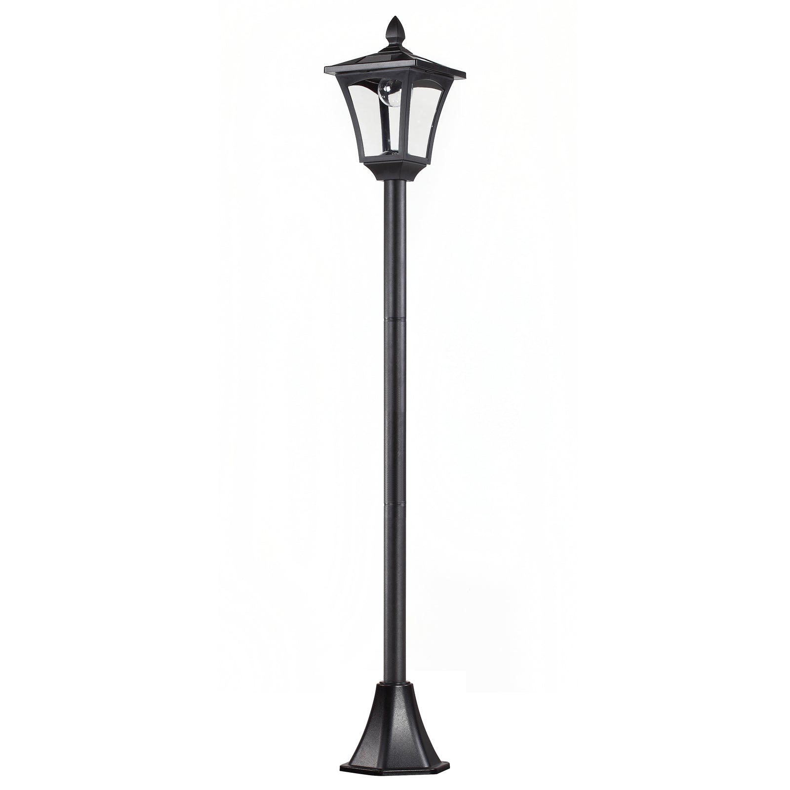 Outdoor 1.6m Garden Solar Light Post Lamp Ip44 Energy