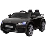 12v Battery Licensed Audi Tt Rs Ride-on Car W/ Remote, Headlight | Black