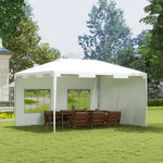 Party Tent Waterproof Garden Gazebo Canopy Cover Shade | Cream