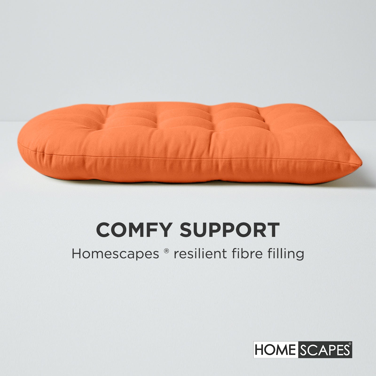 Luxury Garden Round Egg Chair Swing Cushion, 80 X 120 Cm | One Size | Orange