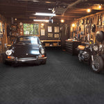Recycled Rubber Non-slip Flooring Rolls - 1.7m Wide | 14m | Black
