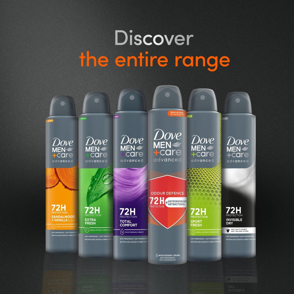 Anti-perspirant Deodorant Spray Sandalwood + Vanilla | Set of 24