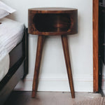 Solid Wood Alina Open Honey Bedside