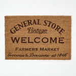 HOMESCAPES General Store Non-slip Coir Doormat