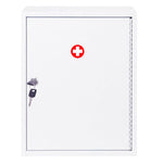 Medicine Storage Box,lockable 3-tier Wall Cabinet,alloy Steel,white
