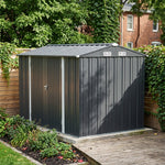 Breeins 10x7 FT Large Metal Garden Tool Storage Shed
