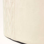 Arundel Heart-shaped Velvet Footstool With Storage | Natural
