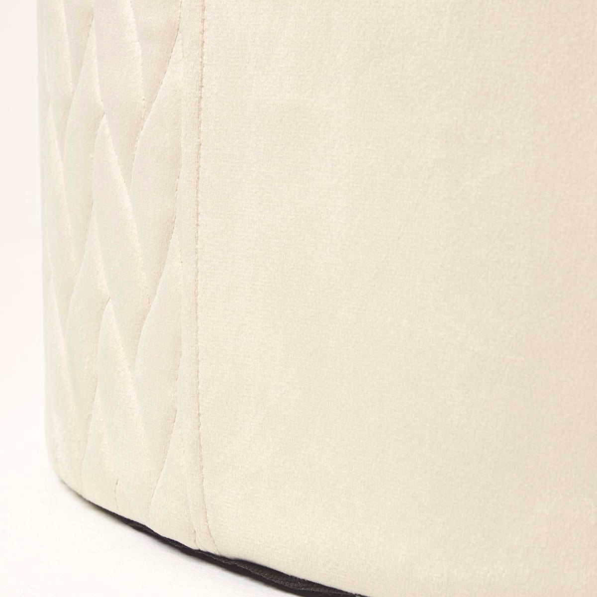 Arundel Heart-shaped Velvet Footstool With Storage | Natural