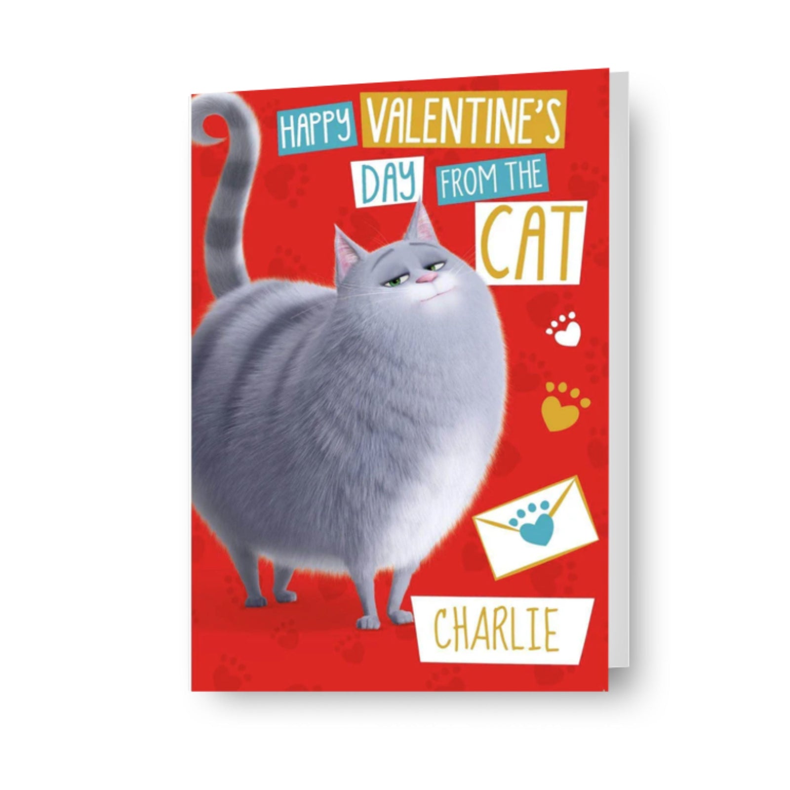 Personalised Valentine's Day Card 'from The Cat' Official Product