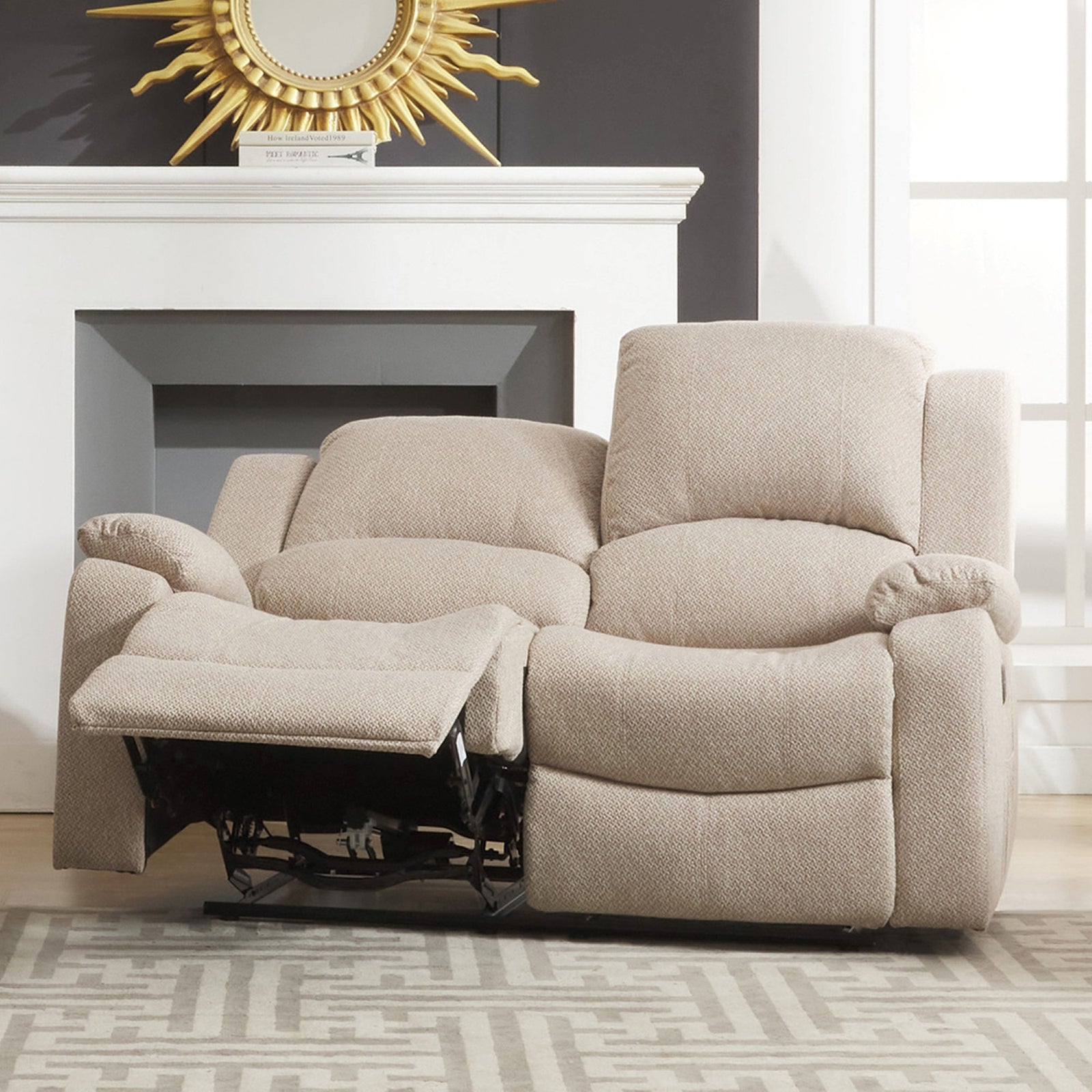 Marldon 2 Seat Electric Reclining Sofa | 2 | Beige