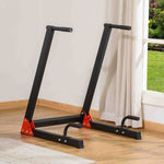 Dip Stand Station Upper Body Workout Equipment, Black