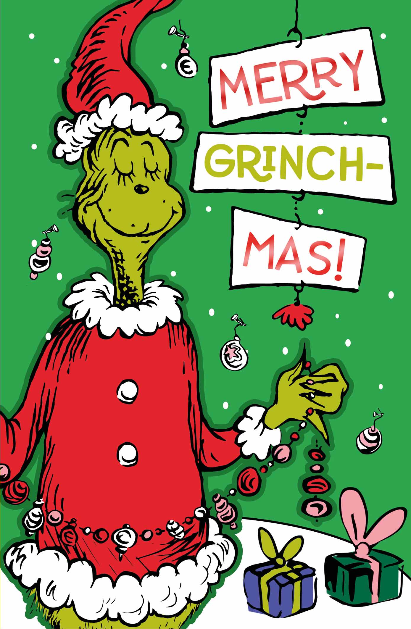 The Grinch Christmas Card Official Product