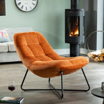 Merced Fabric Accent Chair | Orange