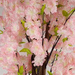 Leaf 150cm Artificial Pink Cherry Blossom Tree