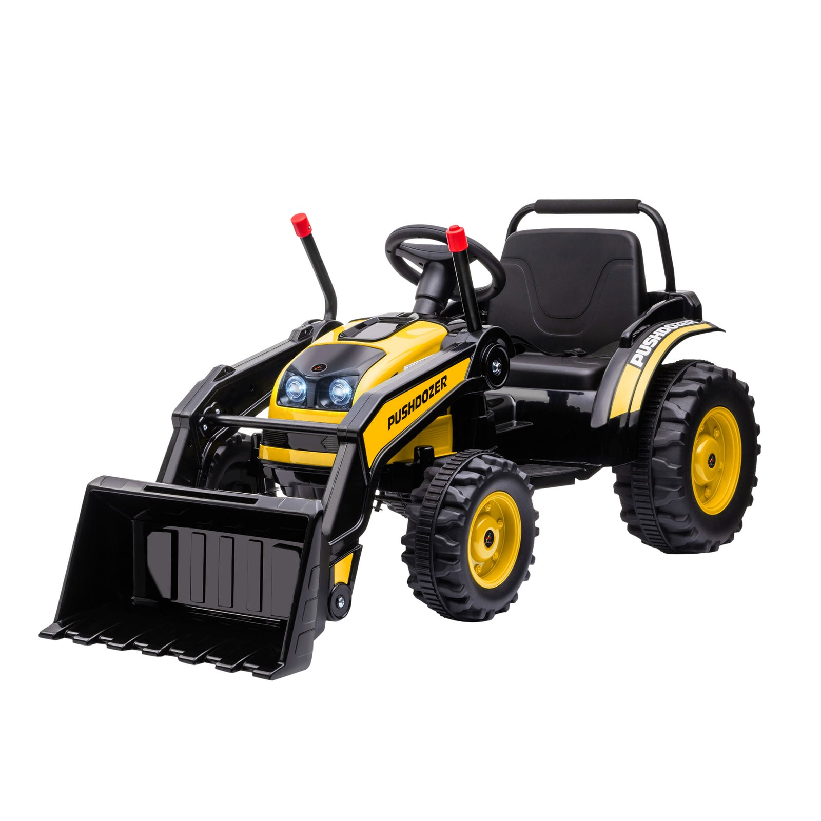 Kids Digger Ride On Excavator 6v Battery Tractor Music Headlight Yellow