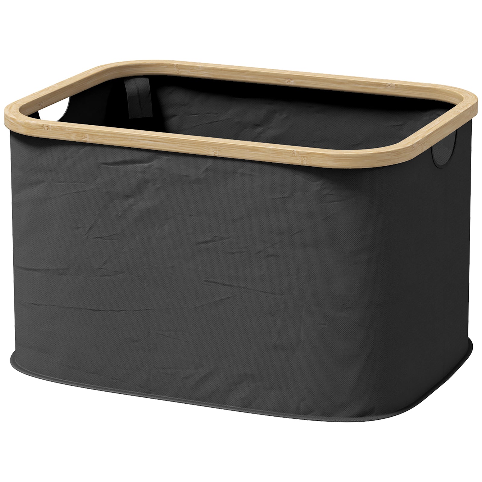 36l Collapsible Laundry Hamper, Black