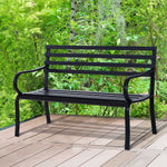 2 Seater Bench Outdoor Metal Loveseat