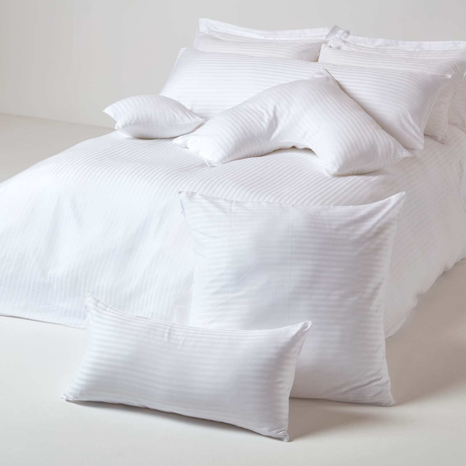 Egyptian Cotton Super Soft V Shaped Pillowcase 330 Tc | V Shape | White