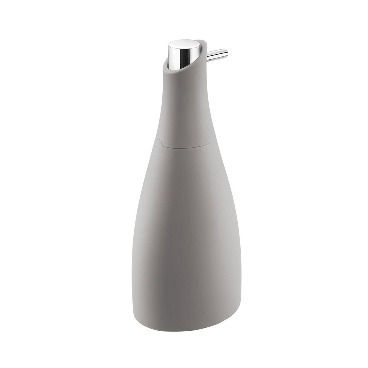 Soap Dispenser 300ml Matt Grey Unique Design Soft Finish Saku Collection