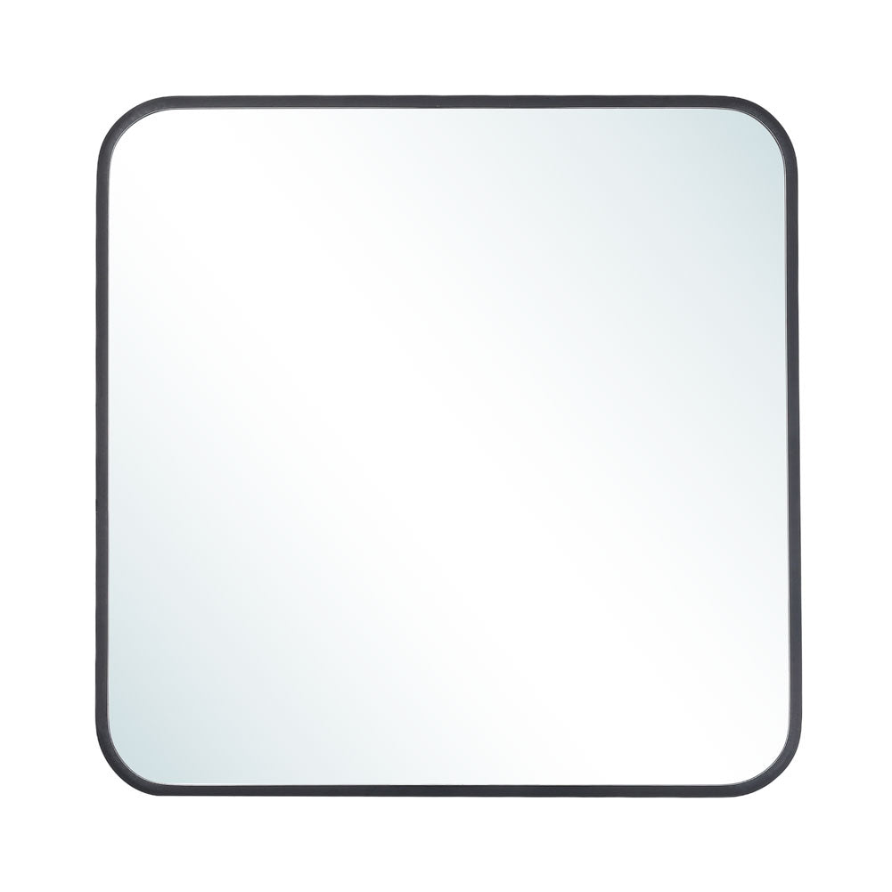 70x70cm Modern Square Wall Mirror With Aluminium Alloy Frame