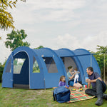 5-6 Man Family Tent Camping Tent With Two Room, Floor & Bag